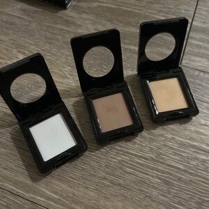 Makeup Forever Eyeshadows- all around white, true truffle, vanilla latte